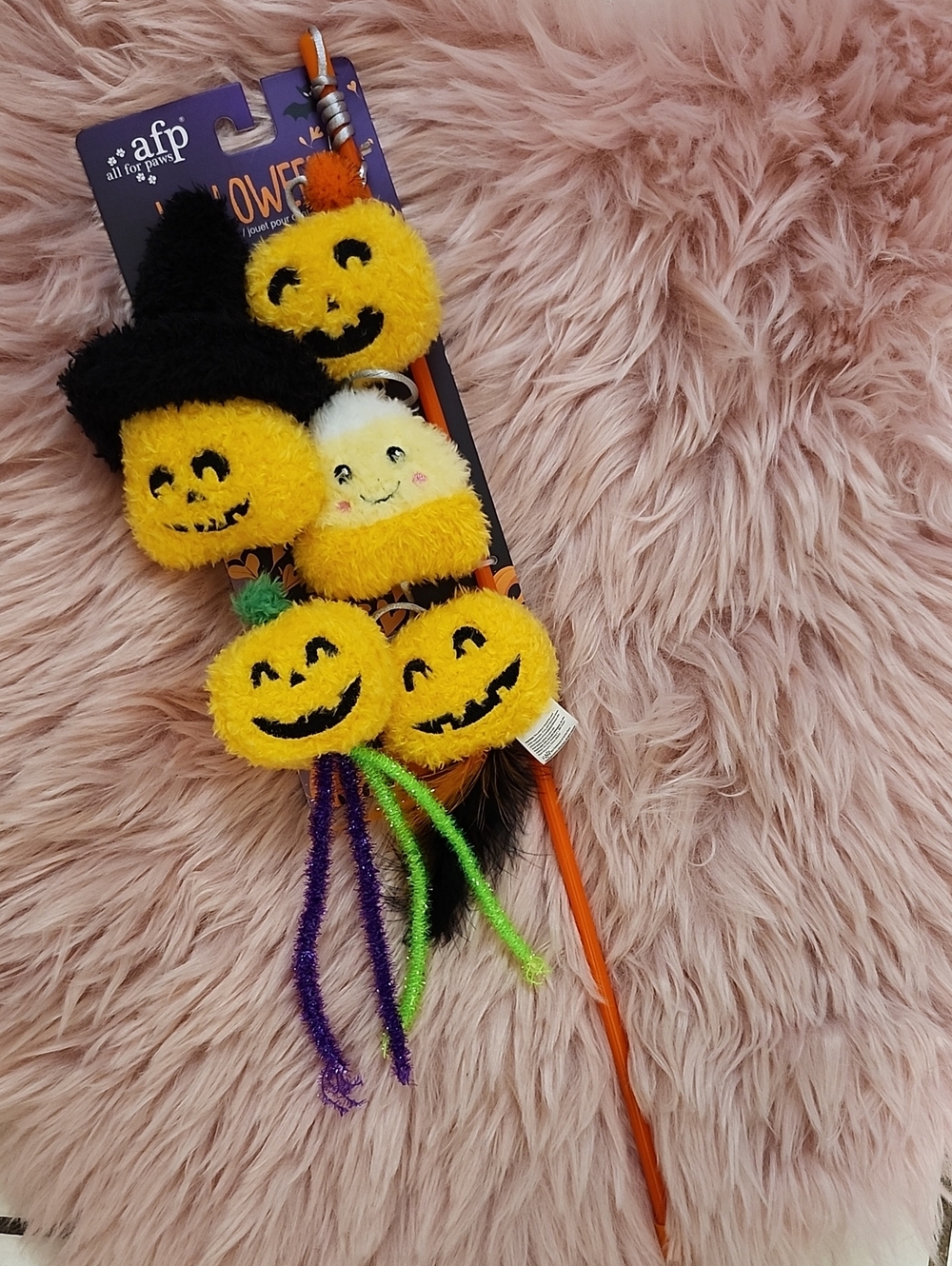 Brand New AFP HOLIDAY INSPIRED HALLOWEEN CAT TEASER TOY